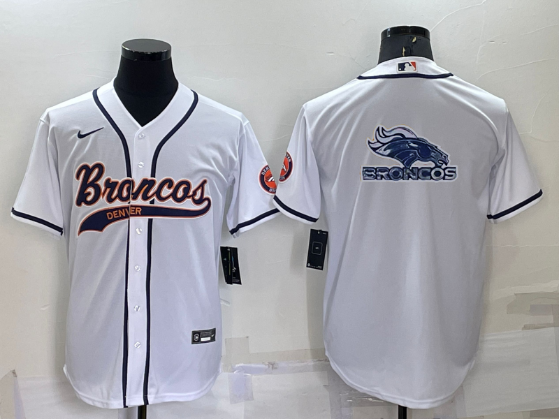 Men's Denver Broncos White Jersey